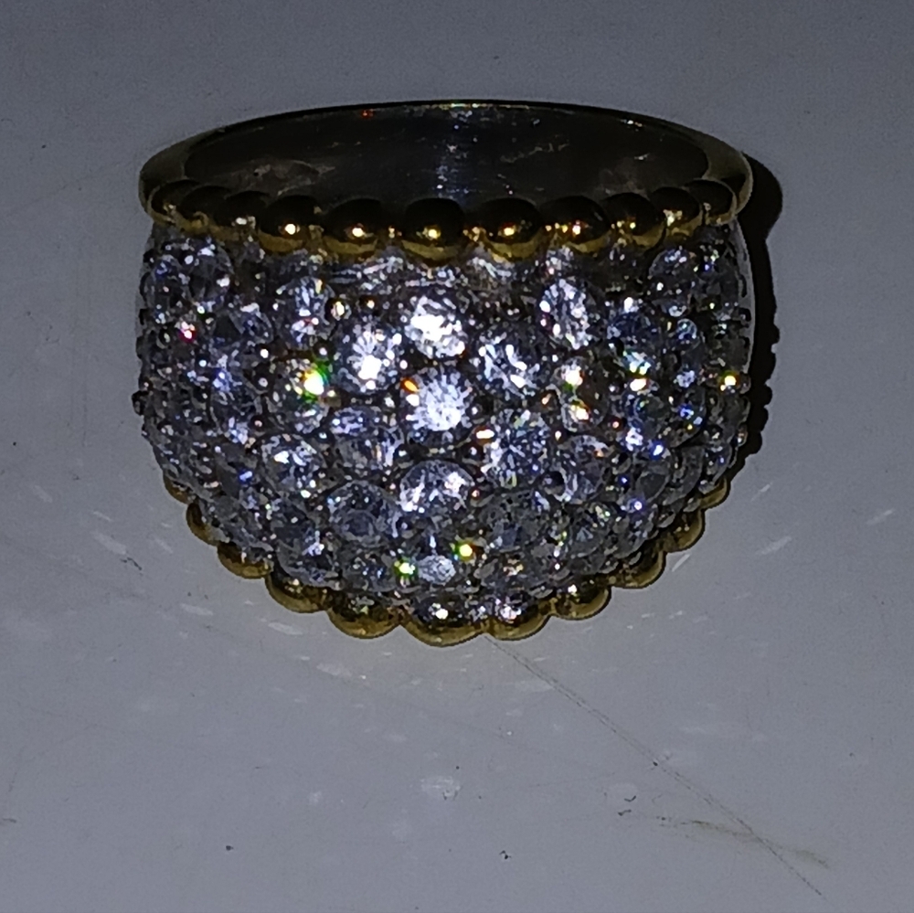 Sterling silver 925 ring unknown stones